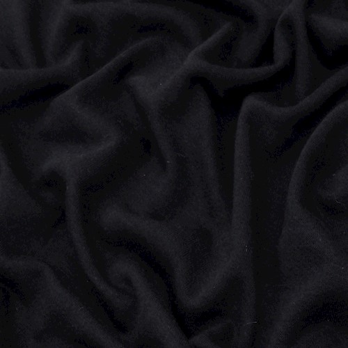 Chalkboard Black Baby French Terry Knit Fabric APS001585