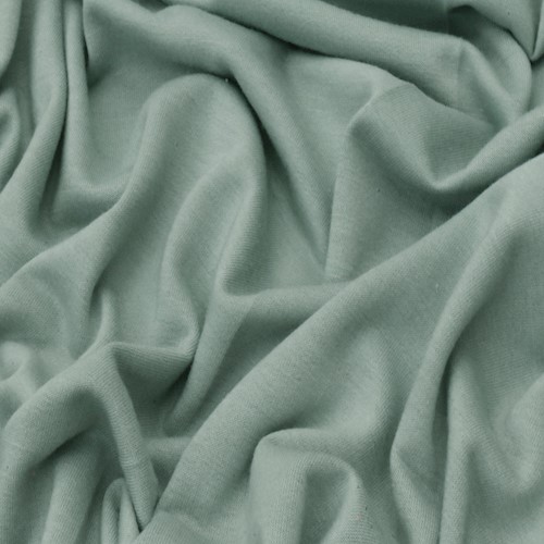 Dreamy Sage Green Baby French Terry Knit Fabric APS001590