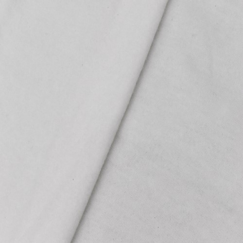 Porcelain Ivory Cotton Sweatshirt Fleece Knit Fabric APS001534