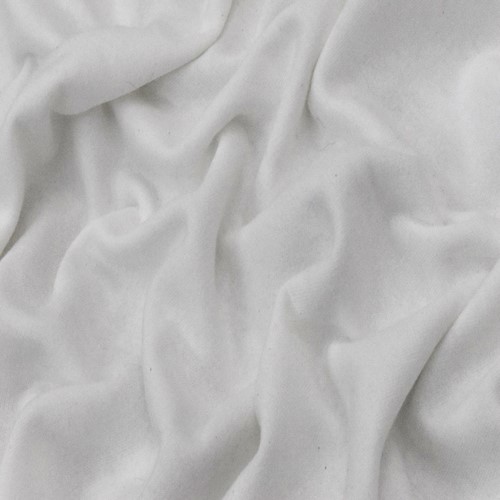 Classic White Soft Sweatshirt Fleece Knit Fabric APS001540