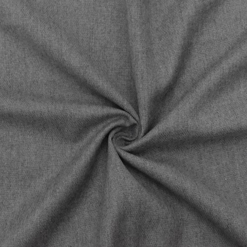 Dusty Gray Wool Blend Basket-like Dobby Suiting Fabric APS001051