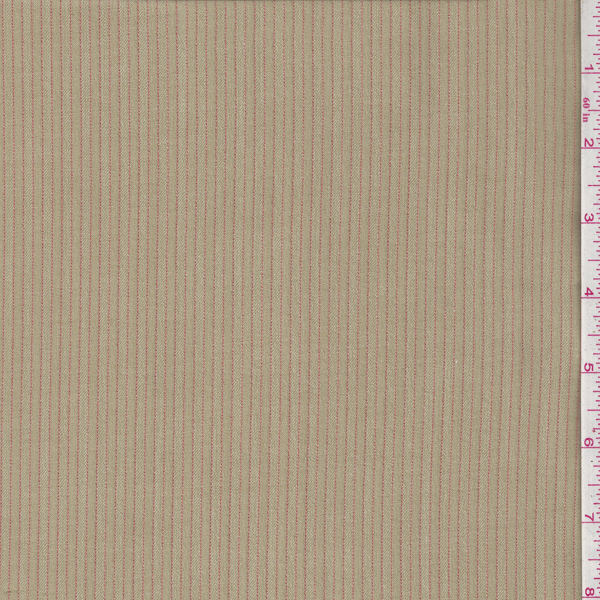 Tan/Orange Stripe Suiting 19286