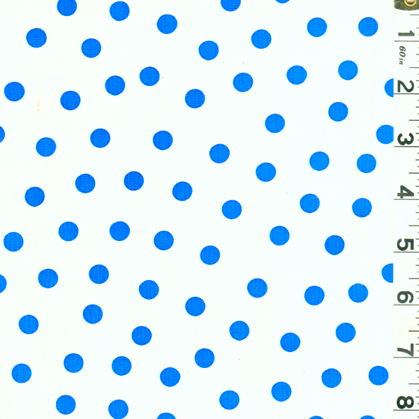 Blue Dot Oilcloth OC077