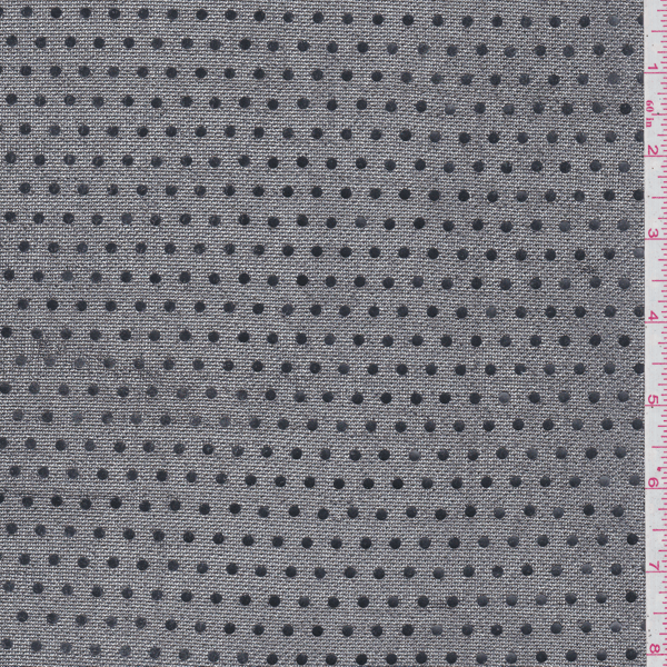 Black/Silver Sequin Mesh 23016
