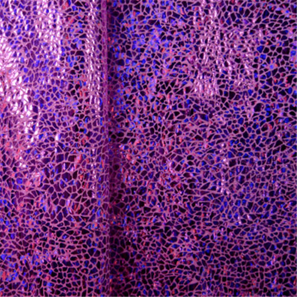 Purple/Purple Hologram Spandex Bolt SHH1541