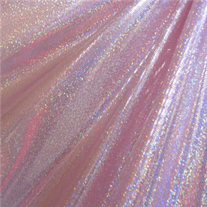 Silver/Lt Pink Hologram Dot Bolt - SHH656 Discount Fabrics