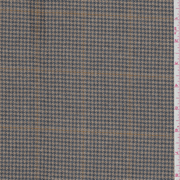 Taupe Houndstooth Silk Suiting - 24264 Discount Fabrics