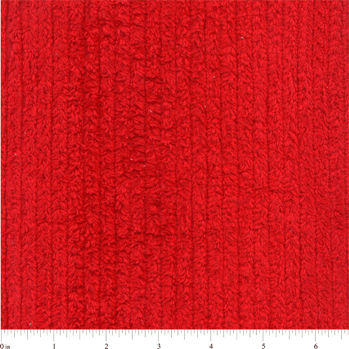 Red Cotton Chenille