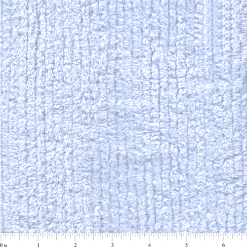 Blue Cotton Chenille