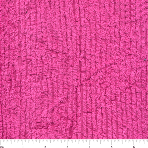 Hot Pink Cotton Chenille