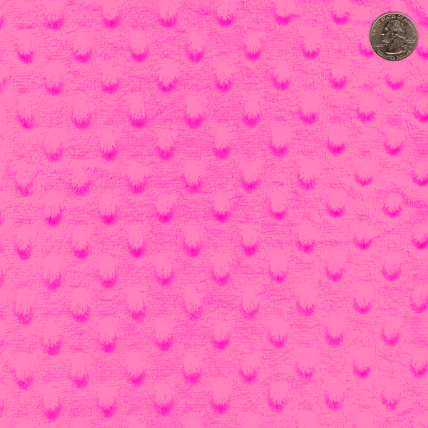 Hot Pink Minky Dot Bolt VF419