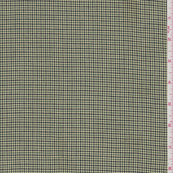 Green Houndstooth Suiting 24585
