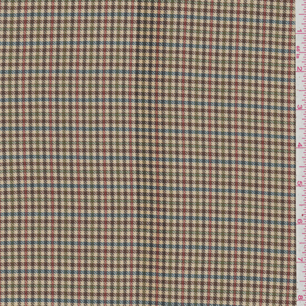Tan Plaid Suiting 24594