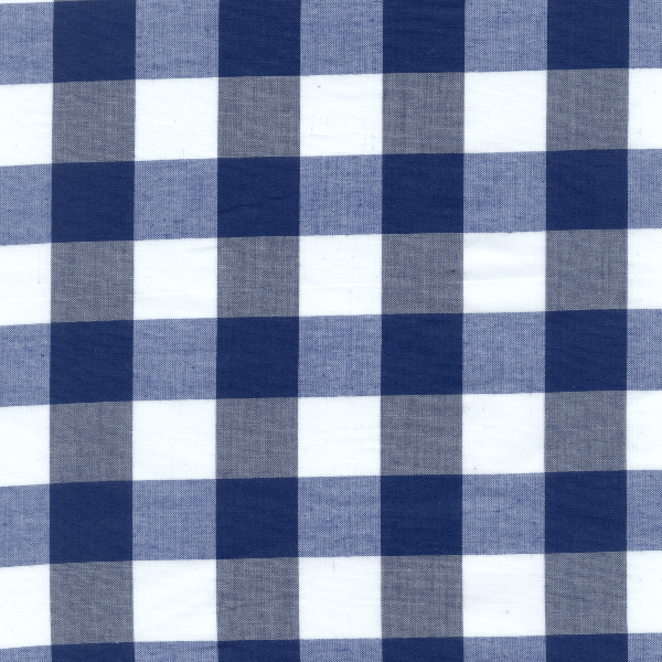 Navy 1 Inch Gingham Bolt GC1005