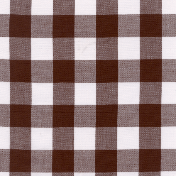 Brown 1 Inch Gingham Bolt GC1010