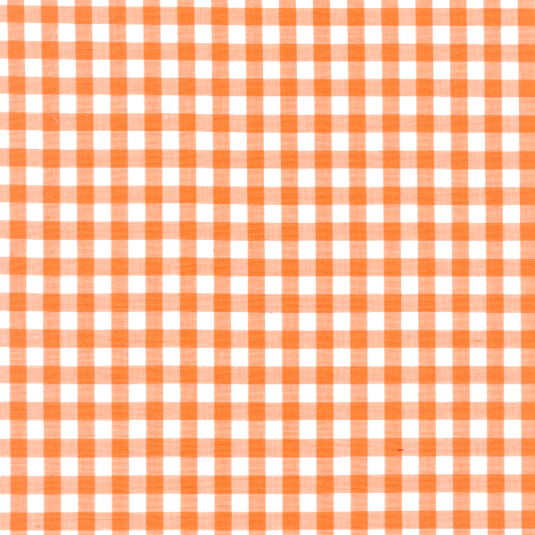 Orange 1/4 Inch Gingham Bolt GC1409