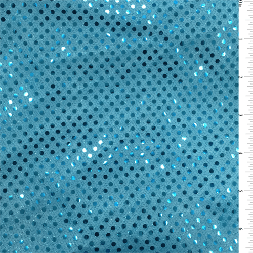 Turquoiuse Sequin Knit Bolt