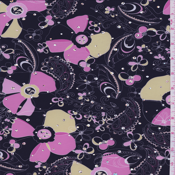 Black/Pink Floral Activewear