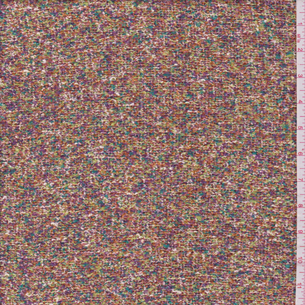 Pink Multi Boucle Tweed