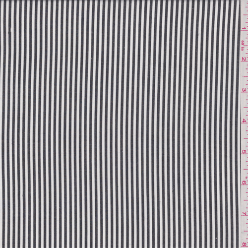 Black/White Stripe Shirting 28484 Fashion Fabrics