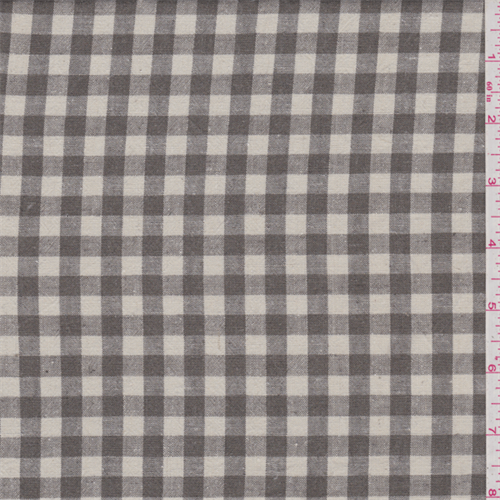 Beige Plaid Suiting