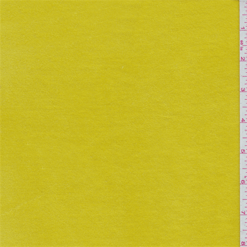 Bright Yellow Velour