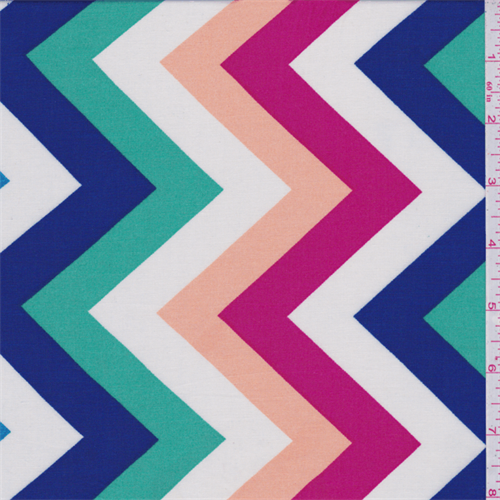 Multicolor Chevron Challis