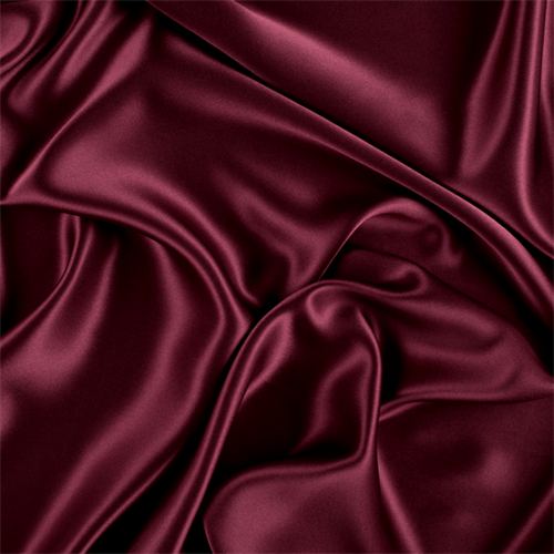 Dark Brick Red Silk Charmeuse