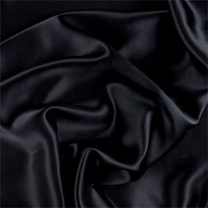 Black Silk Charmeuse - 1000M196 | Fashion Fabrics