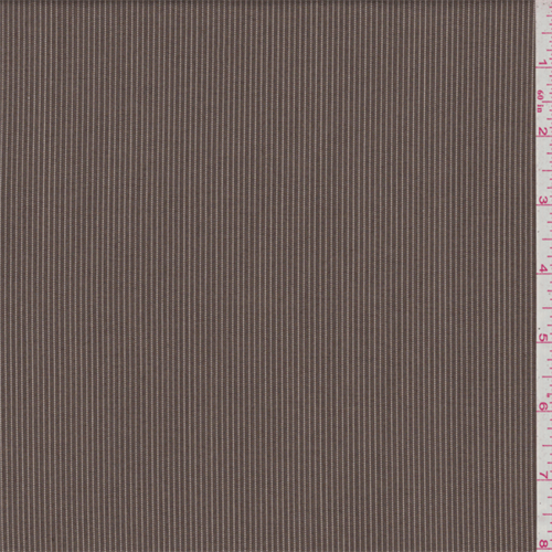 Brown/Beige Stripe Poplin