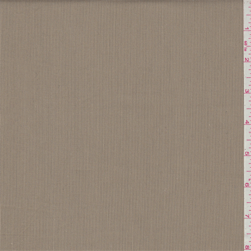Caramel Brown Stripe Poplin