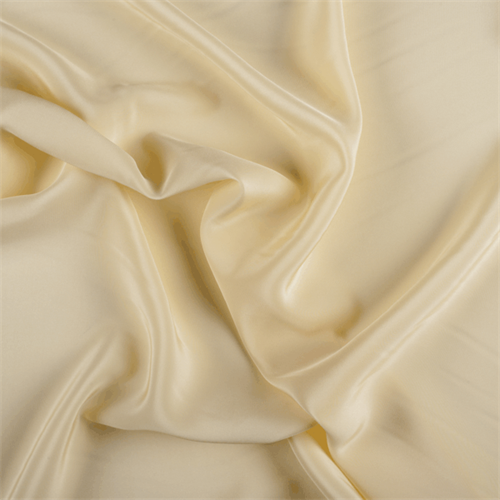 Yellow Silk Crepe de Chine