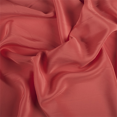 Tangerine Silk Crepe de Chine