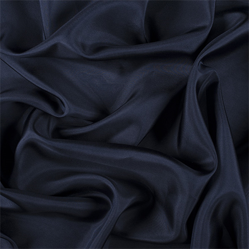 Navy Blue Silk Habotai