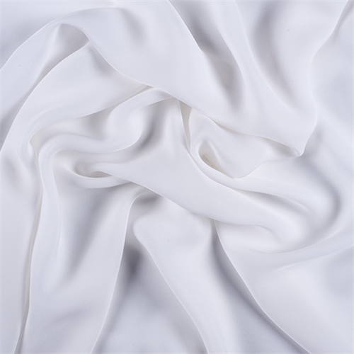 White Silk Double Georgette