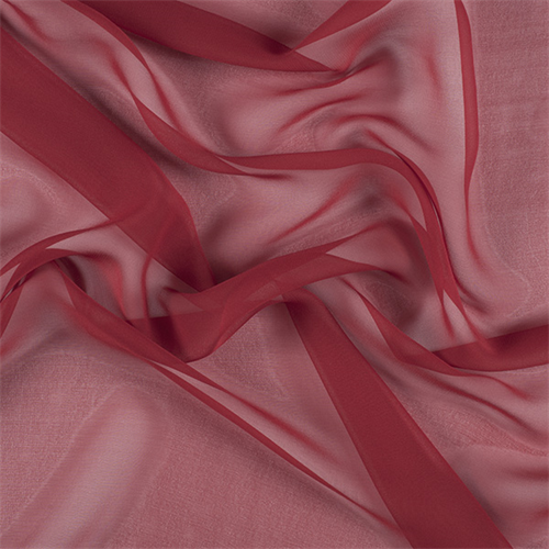 Red Silk Chiffon