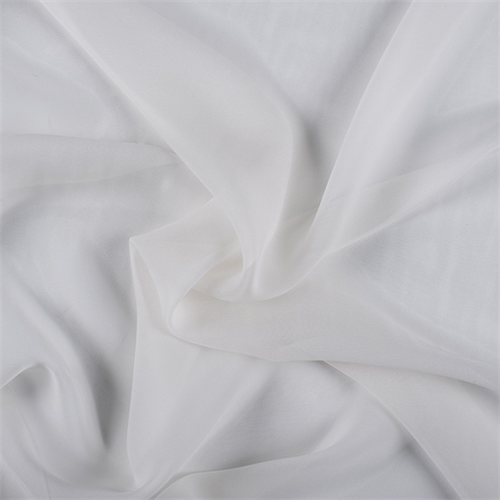Eggshell Wide Silk Chiffon