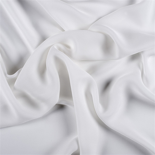 Ivory Silk Double Georgette
