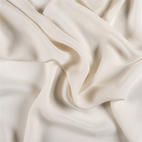 Soft Yellow Silk Double Georgette