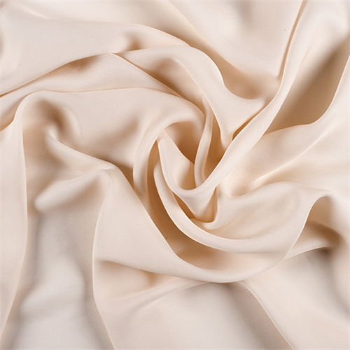 Cream Silk Double Georgette