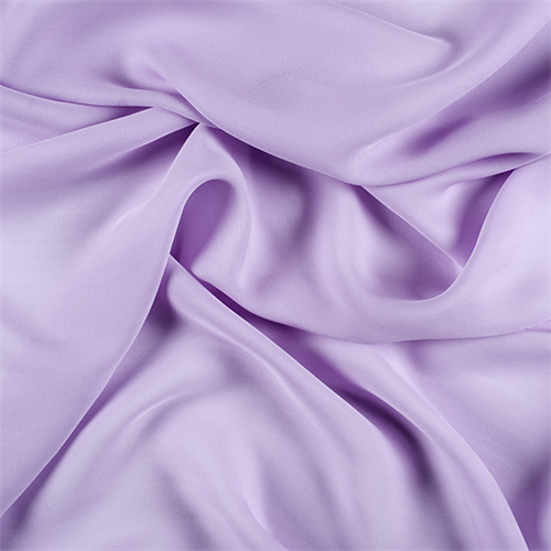 Lilac Silk Double Georgette