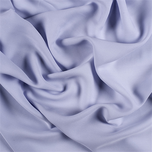 Light Blue Silk Double Georgette