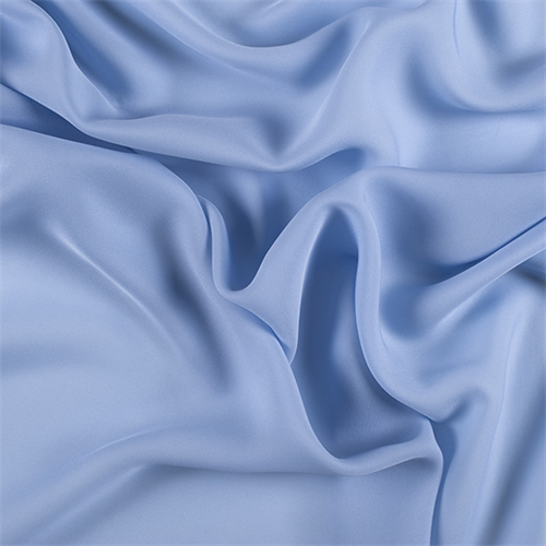 Sky Blue Silk Double Georgette