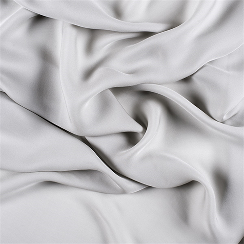 Light Gray Silk Double Georgette