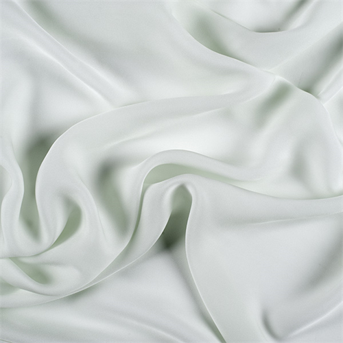 Pale Mint Silk Double Georgette