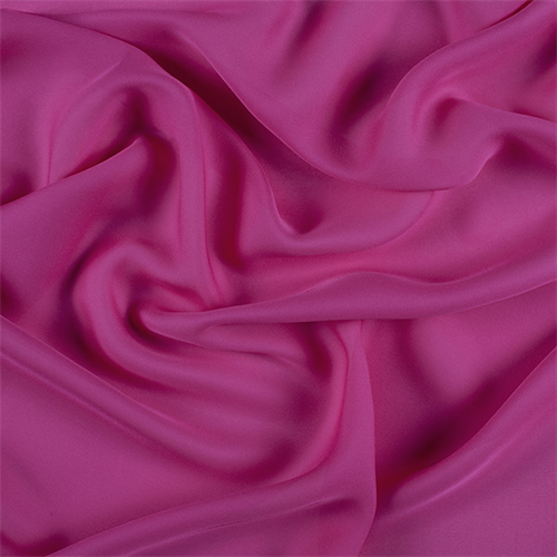 Magenta Silk Double Georgette