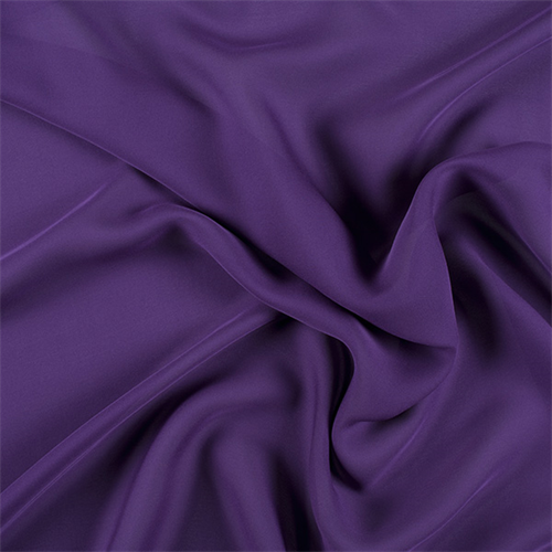 Purple Silk Double Georgette