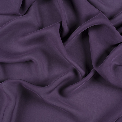 Eggplant Silk Double Georgette