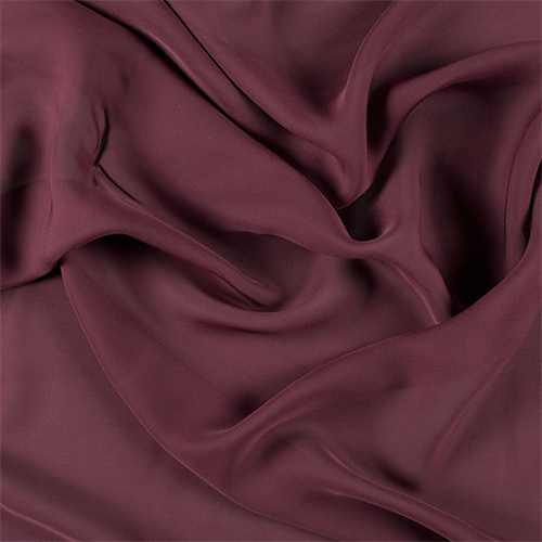 Wine Silk Double Georgette