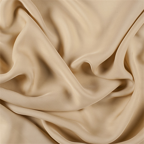 Antique Gold Silk Double Georgette